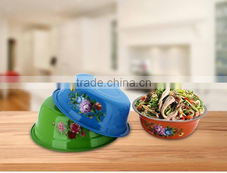 made in china wholesale stainless steel soup bowl/ colored salad bowl/ tableware
