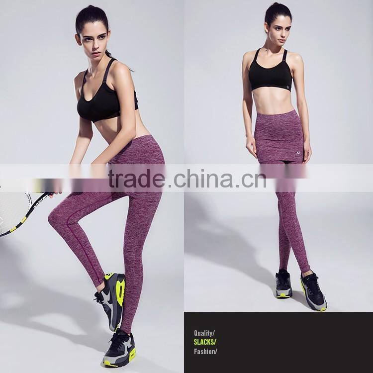 Latest style skinny sport joggers women trousers