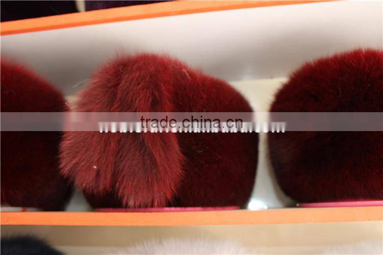 Christmas Present Cap Women Winter Warm Real Fox Fur Princess Hat With Tail