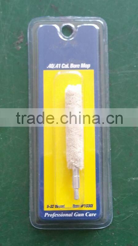 Cotton wire gun cleaning cotton mop for wholesale