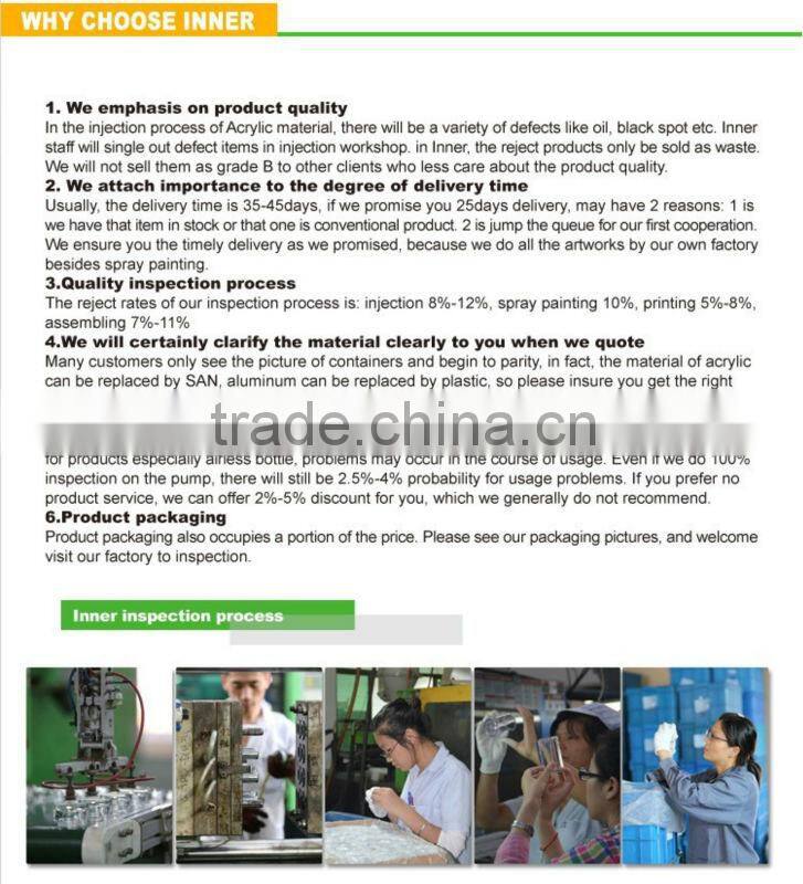 100ml Plastic Cream Tube Airless Tube