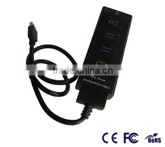 Top Selling Products 2015 USB3.0 4 Port Hub for USB Communication Equipment
