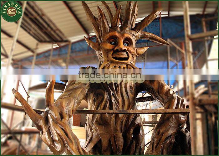 Lisaurus-J Thrilling Halloween animatronic talking tree for decoration