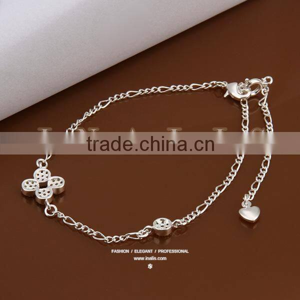 2014 new designs silver anklets jewelry A025