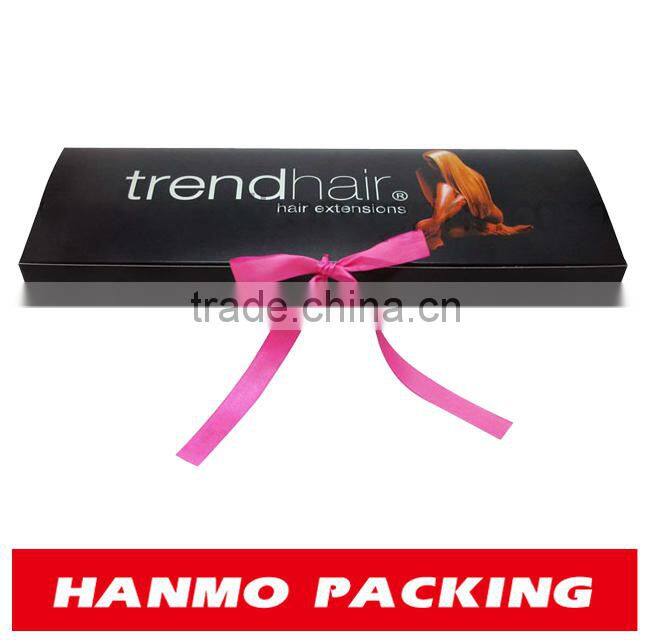 custom made&printed hair extension boxes wholesale factory price