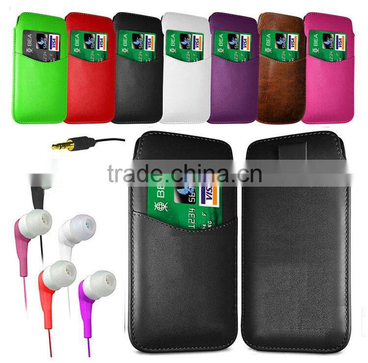 Leather Pouch For Alcatel one touch pop c7