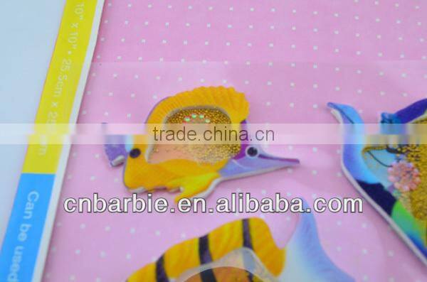 factory price Non-toxic harmless bedroom embellishment art stickers