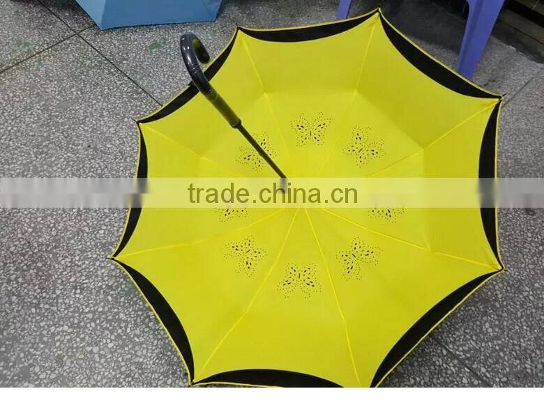 Hot sale inverted upside-down umbrella manufacturer china