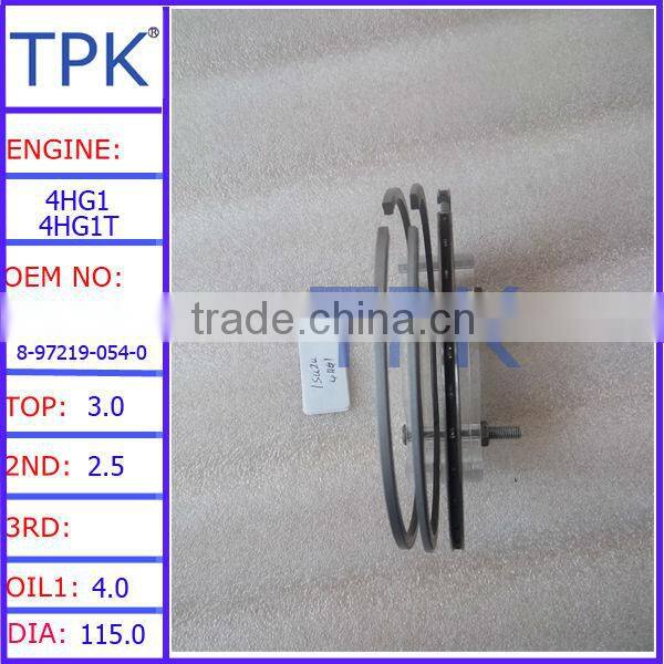 4HF1 piston ring set, 8-97028-691-0 8-97109-462-0