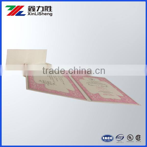Xaimen Customized Invitation Card Printing/ Wedding invitation Card printing/ Greeting card printing