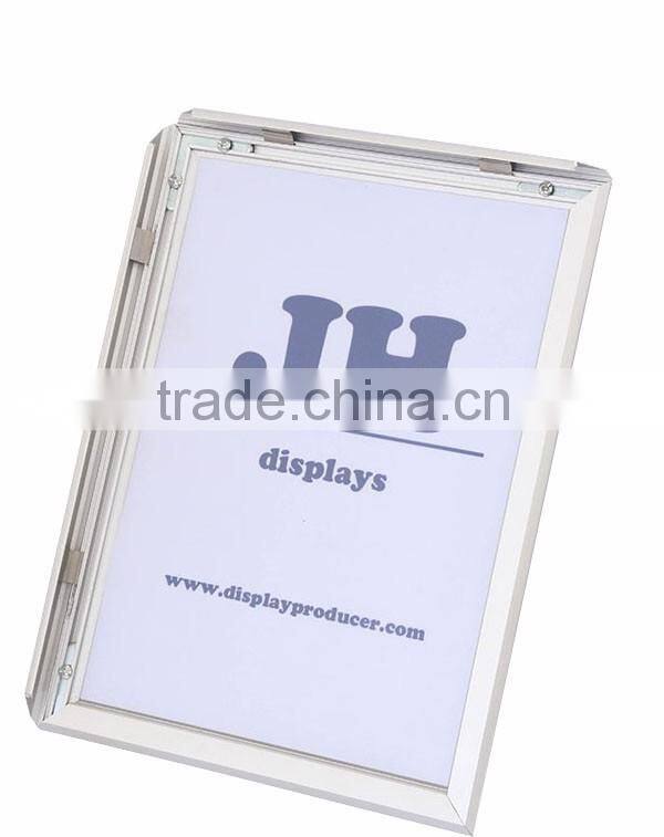 standard aluminium snap frame, curve profile, round or mitred conner