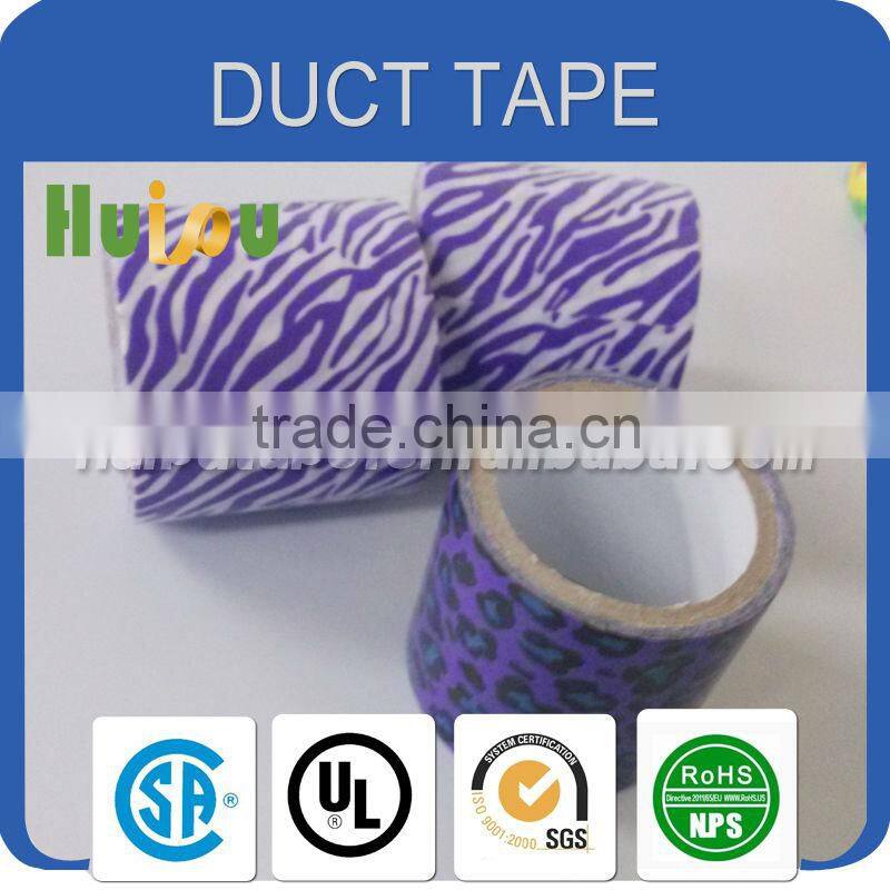 China offer custom natrual rubber adhesive duct tape