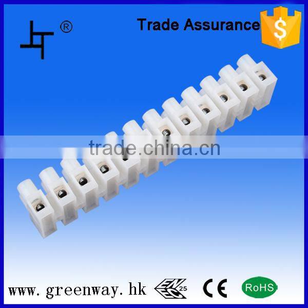 400V 16A 12 position wire connector Terminal barrier Strip Block