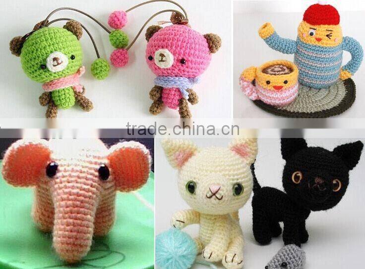 Handknitting skein yarn 100%cotton/acrylic 21S for art hand toys