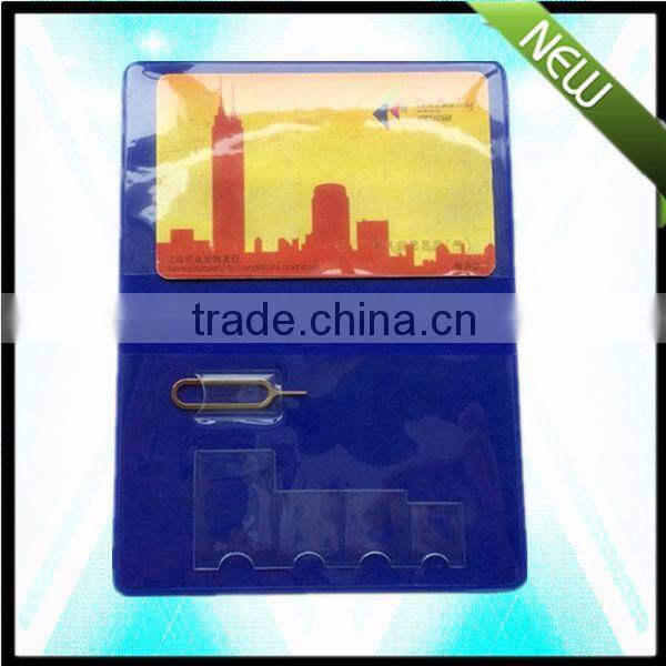 Multi pages sim cards holder