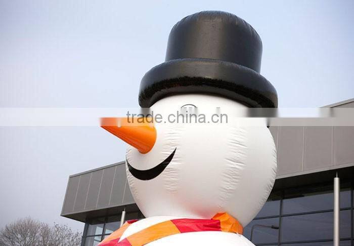 Hot sale large inflatable sam snowman inflatable snowman for christmas