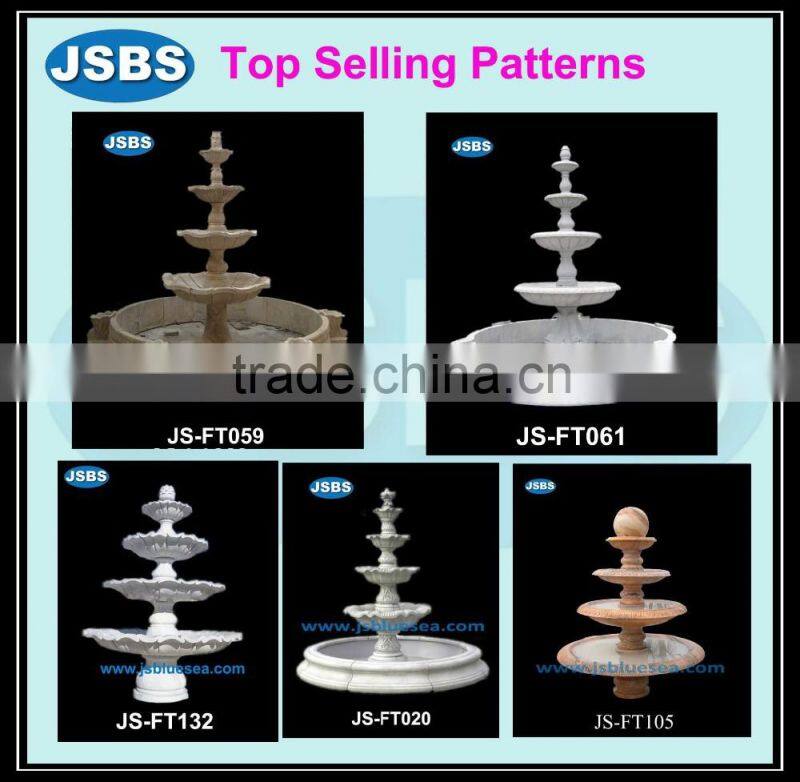 large stone angel water fountain outdoor