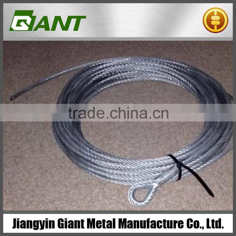6x7+IWRC ungalvanized steel wire rope for elevator price