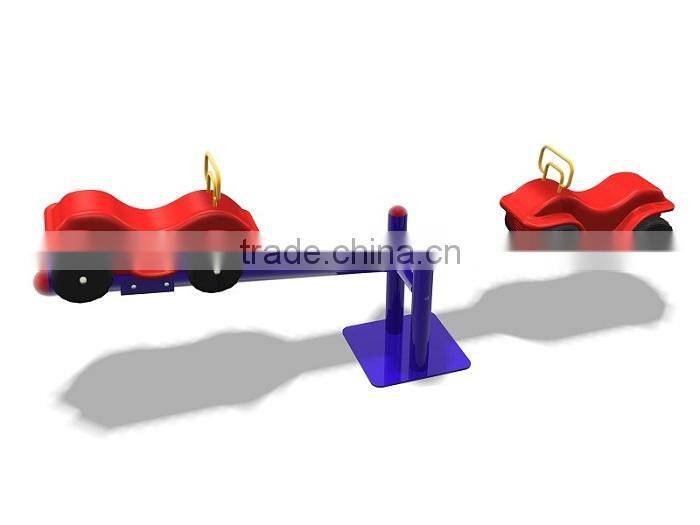 Children Used Spring Seesaw Outdoor playground equipment/ Children Wooden Seesaw Toy LE.QB.007