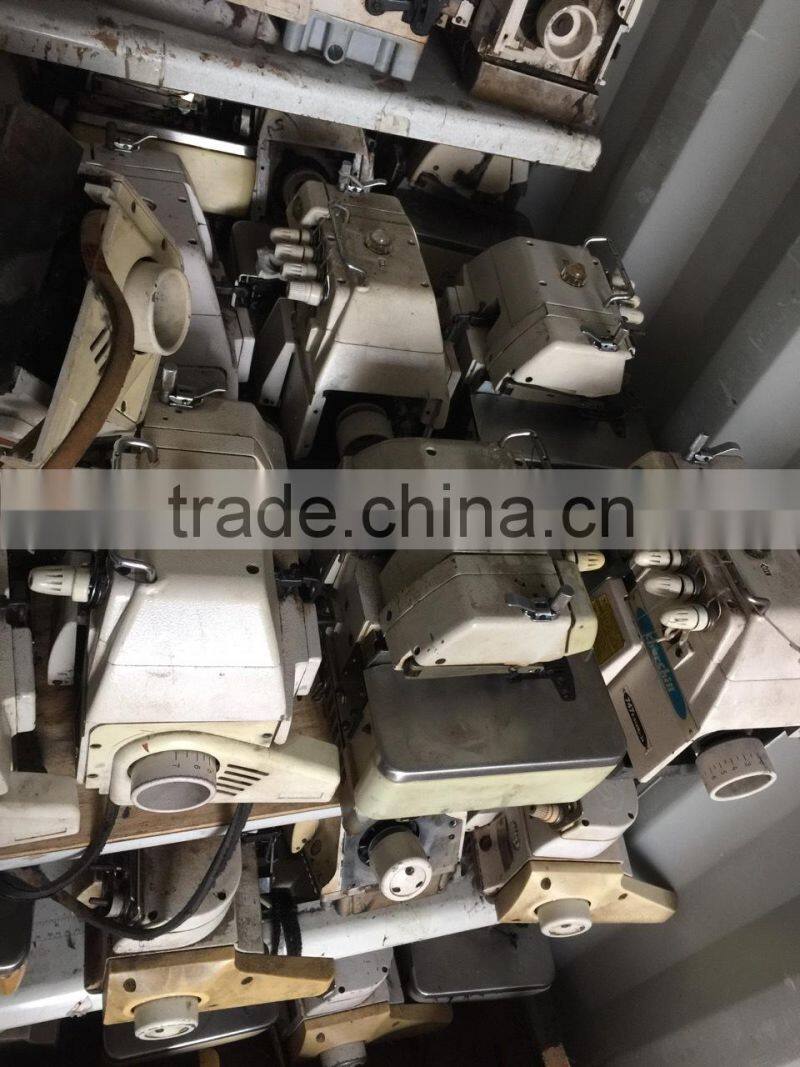 Good condition Chinese 737/747/757 chinese mixed brand Used Second Hand overlock sewing machine