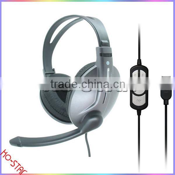 Hi-Fi Stereo Gaming Internet Meeting Stereo OEM ODM Headset for PC and Gaming