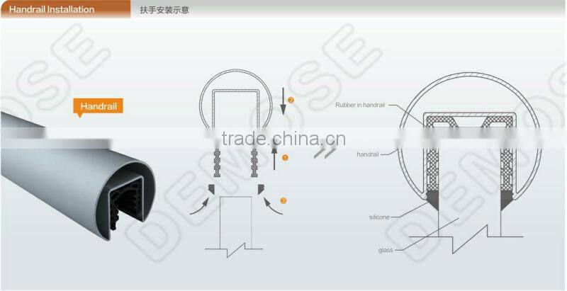 high quality balcony railing design aluminum for sale