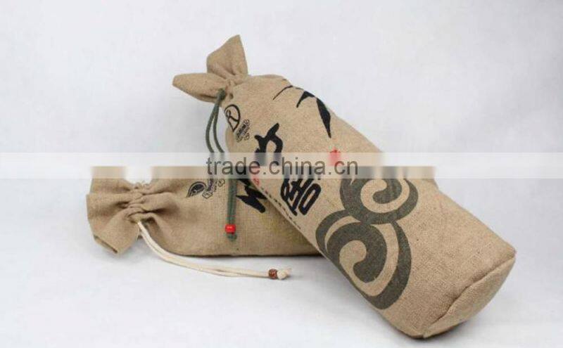 Cotton Material Wine Bottle Bag