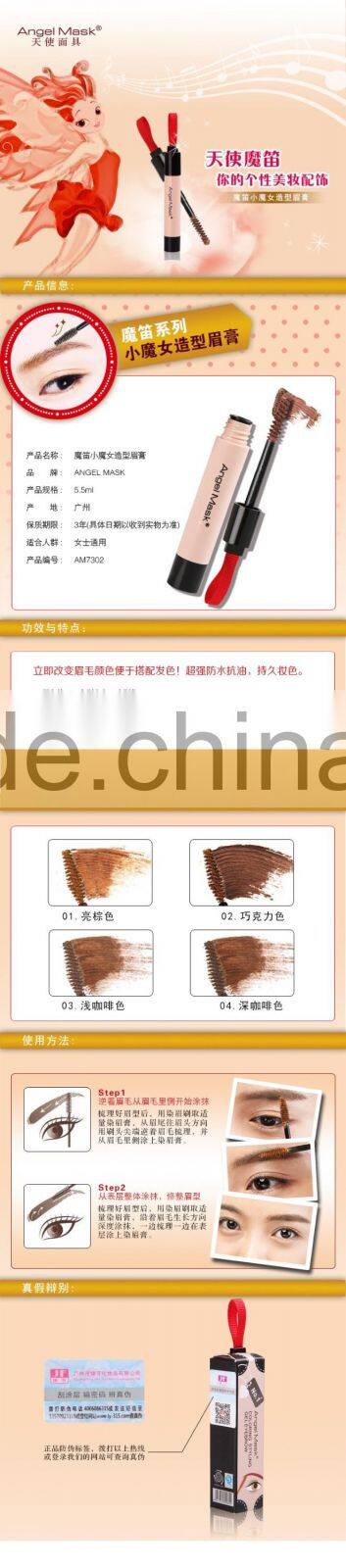 Angle Mask Coloring Styling Eyebrow gel new style waterpoof long lasting eyebrow extension kit