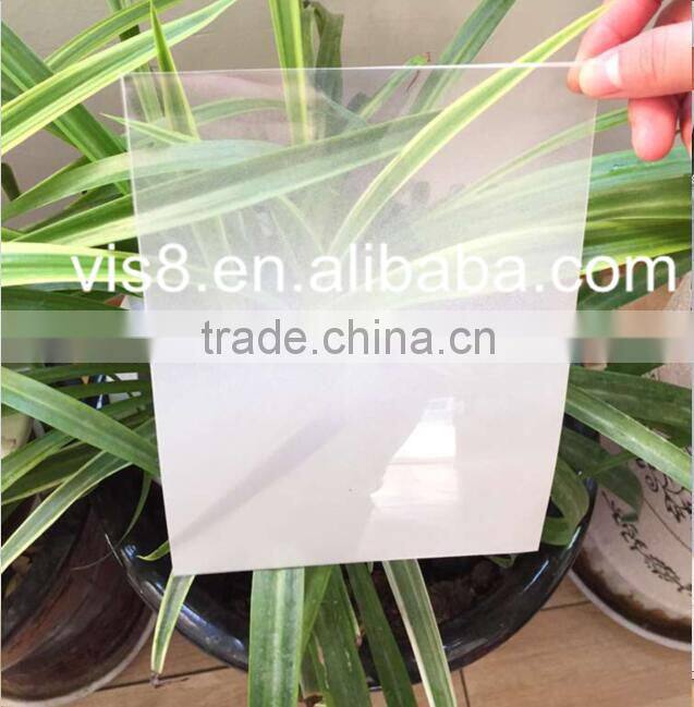 new design Decorative PET white matte gradation glass film similar to 3M film