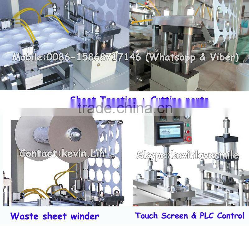 Plastic Spoon Making Machine, HIPS Spoon Molding Machine, PS Spoon Thermoforming Machine
