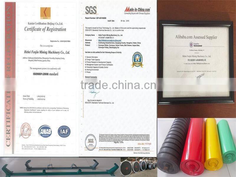 Support roller for mining machinery