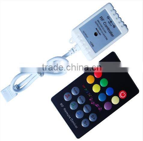18 key RF audio Controller music led controller rgb