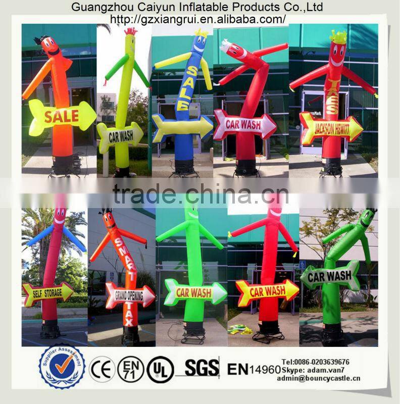 The clown air dancer with cartoon joker air dance ,buffoon cartoons