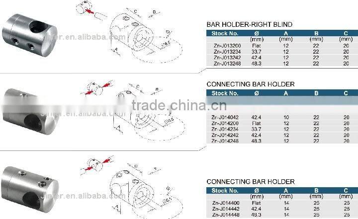 SS/Stainless steel Bar Holder