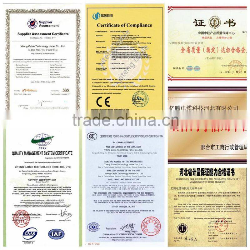 Copper XLPE insulated power cable 35KV 300 400 500mm2 underground high Voltage Power Cable