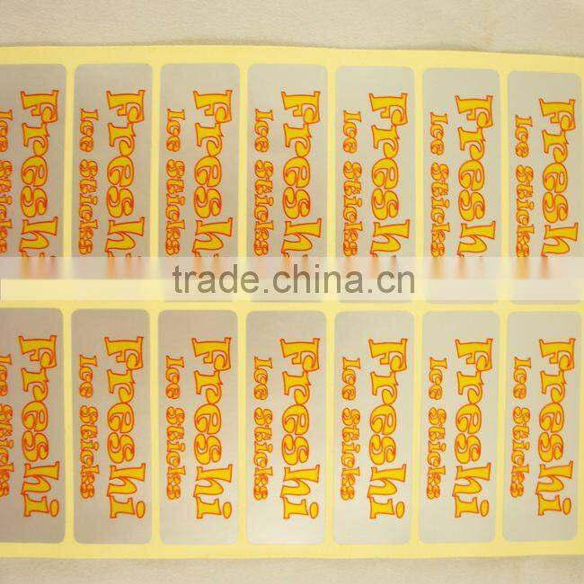 The best of the silver foil sticker