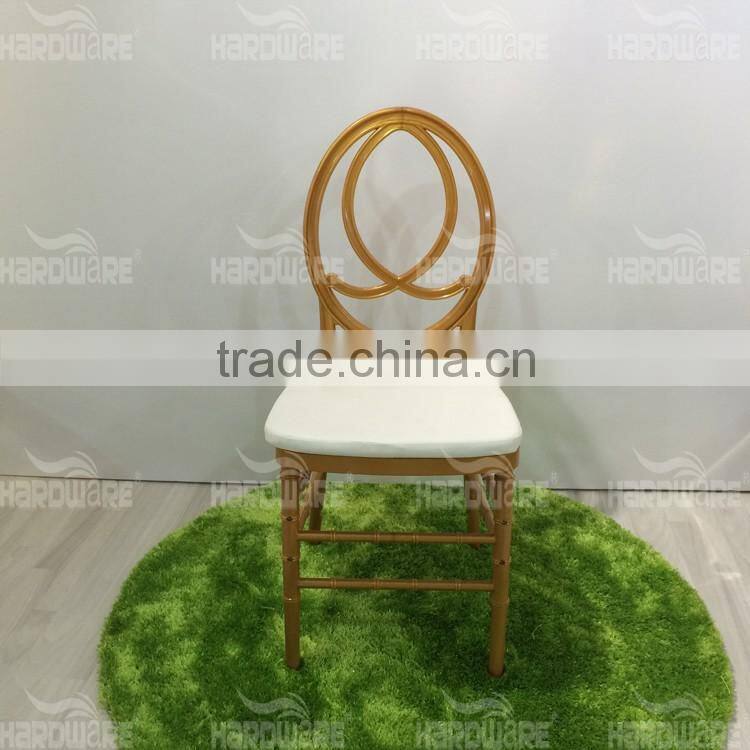 hotel round gold chiavari chairs,aluminum round back hotel banquet chairs