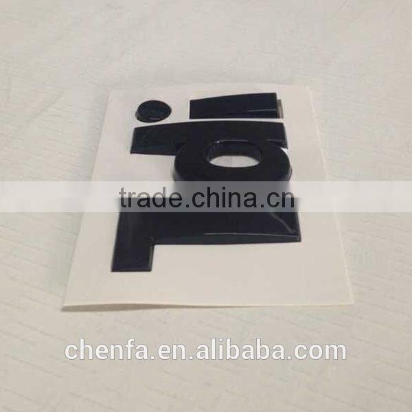 High quality 3D self-adhesive ABS plastic chrome letterings for cars