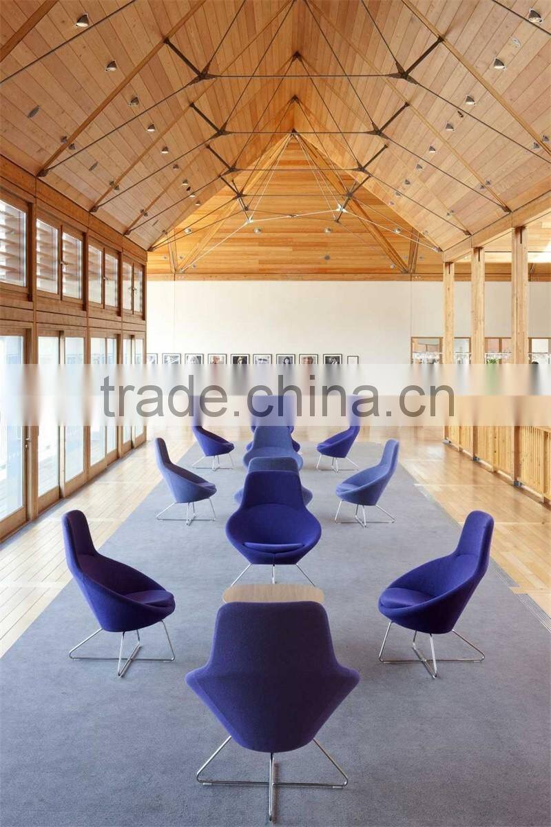 Conic lounge chair with headrest Conic lounge chair Conic tub chair on pedestal base for living room H-10HB