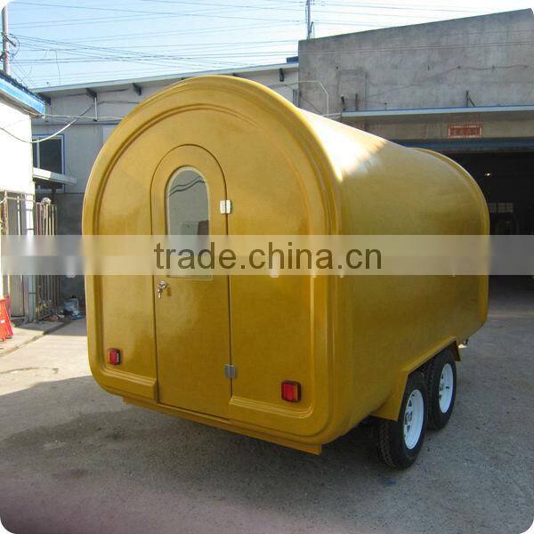 2014 Best Quality Oversea Gas Powered Steel Barbecue Ice Cream Food Trailer Cart XR-FC350 D