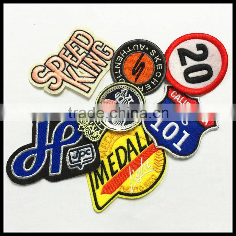 custom design logo embroidery woven patch badge