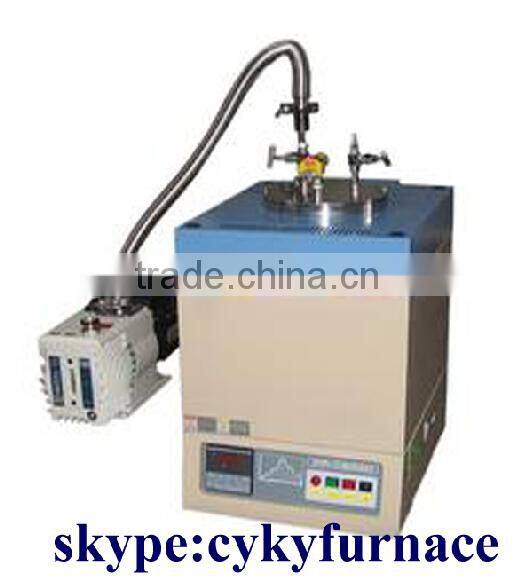 high temperature laboratory quartz crucible furnace / crucible melting furnace