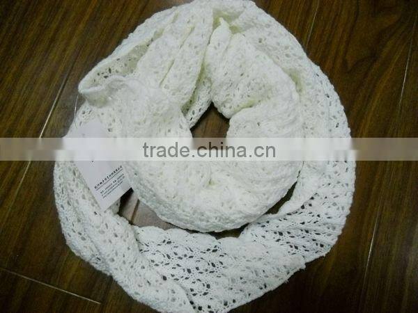 fashion lady acrylic knitted triangle shawl
