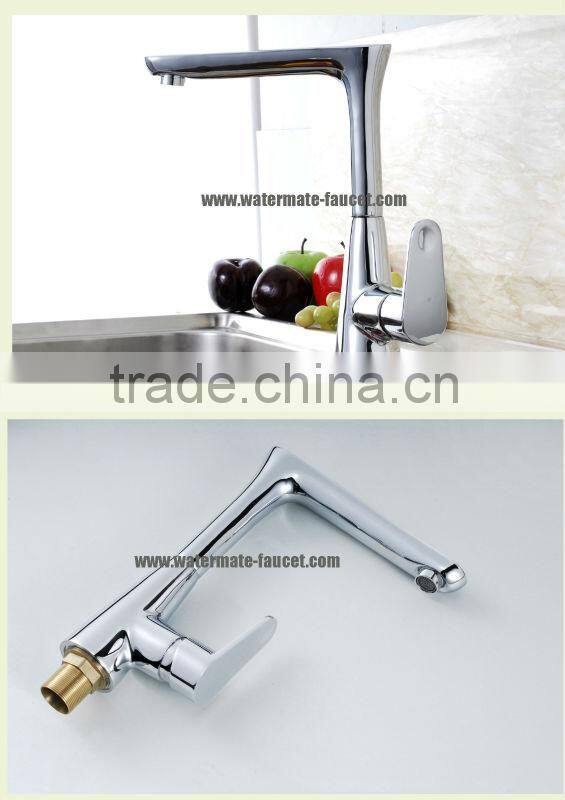 brass kitchen faucet swivel spout