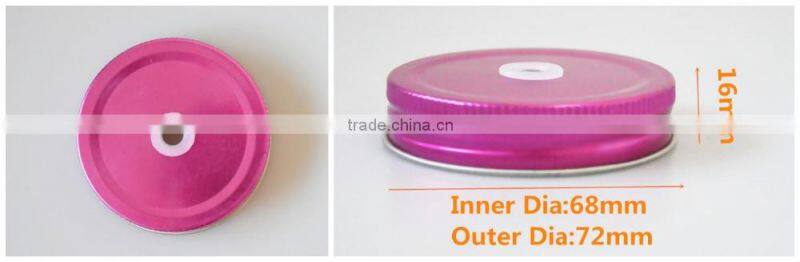 72 Purple Metal Twist Lid w/ Plastisol Liner
