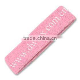 Wholesale cheap sports sweat cotton wristband headband