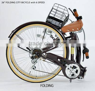 2015 New Design Retro City Bike China City Bike/folding bike