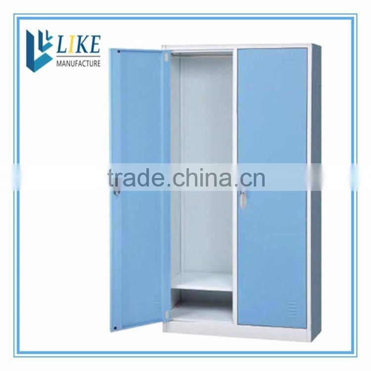Mutifunctinal storage metal locker with 3 doors