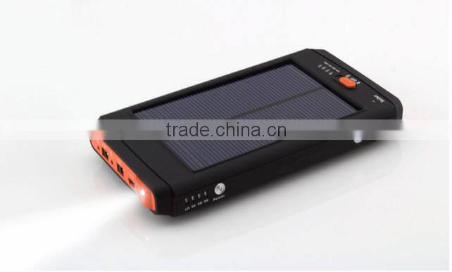 Mobile phone battery charger universal solar mobile power bank for laptop