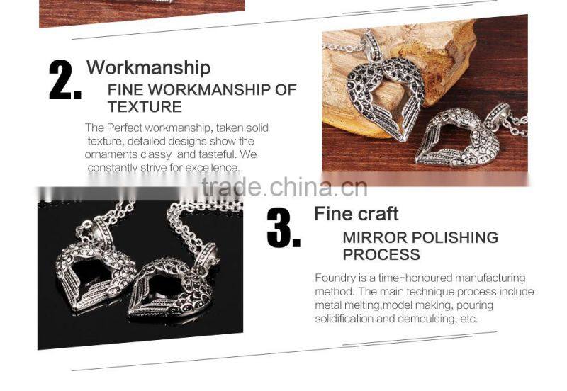 Latest Product In 2016 Stainless Steel Heart Necklace Heart